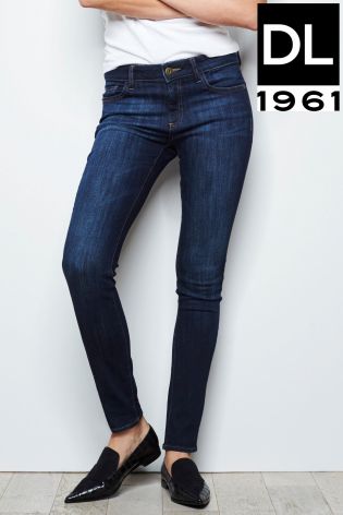DL1961 Florence Mid Wash Skinny Jean